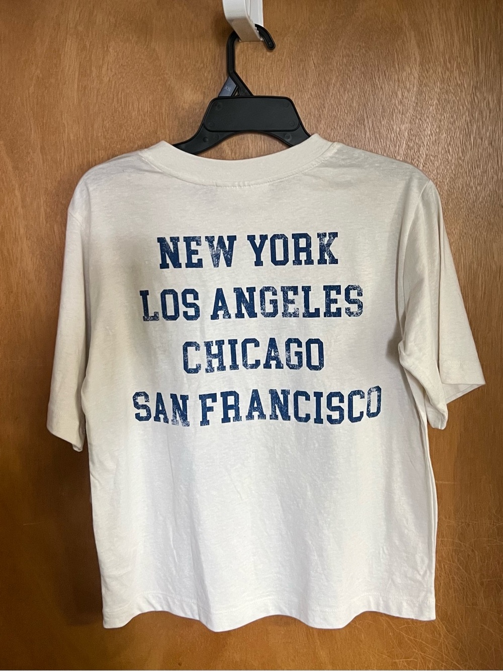 No Boundaries White Short-Sleeve Tee with Blue '70' Graphic - Picture 3 of 3